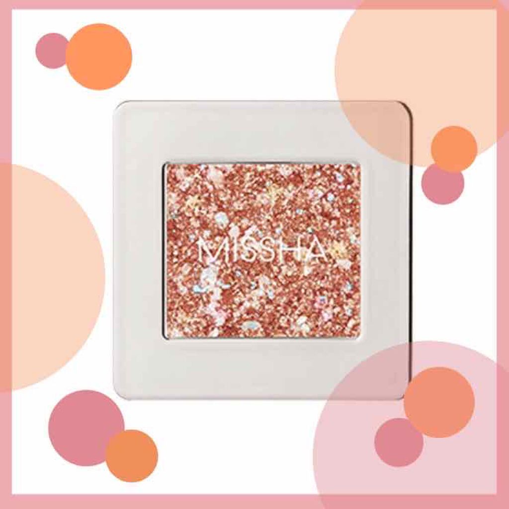 グリッタープリズム シャドウ CR01/MISSHA/グリッターを使ったクチコミ（1枚目）