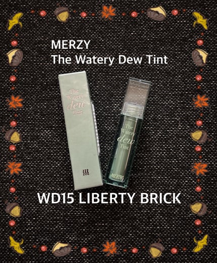 ザ ウォータリー デュー ティント シーズン3/MERZY/リップティントを使ったクチコミ(1枚目)