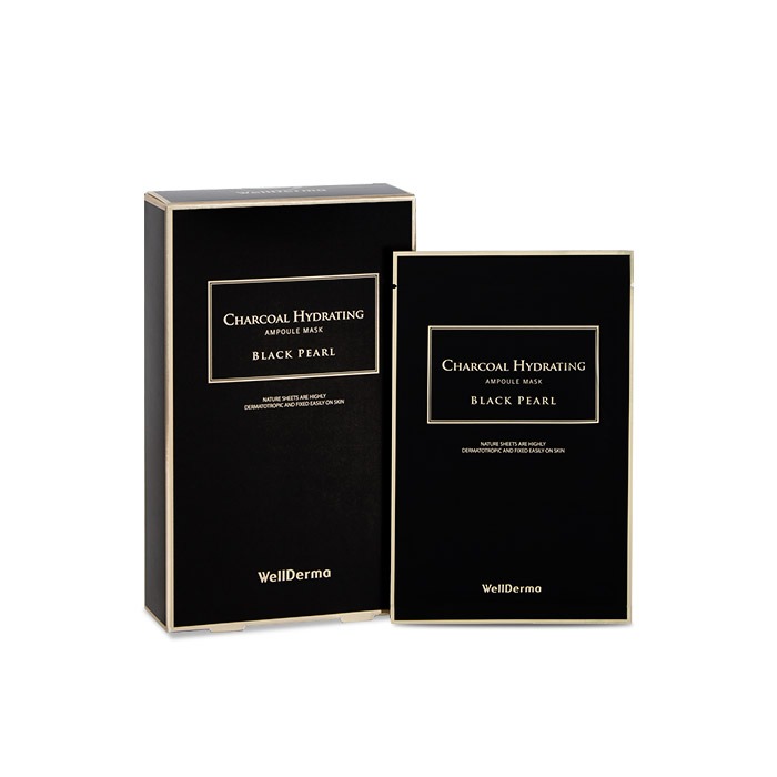 WellDerma ブラックパール チャコール マスクパック