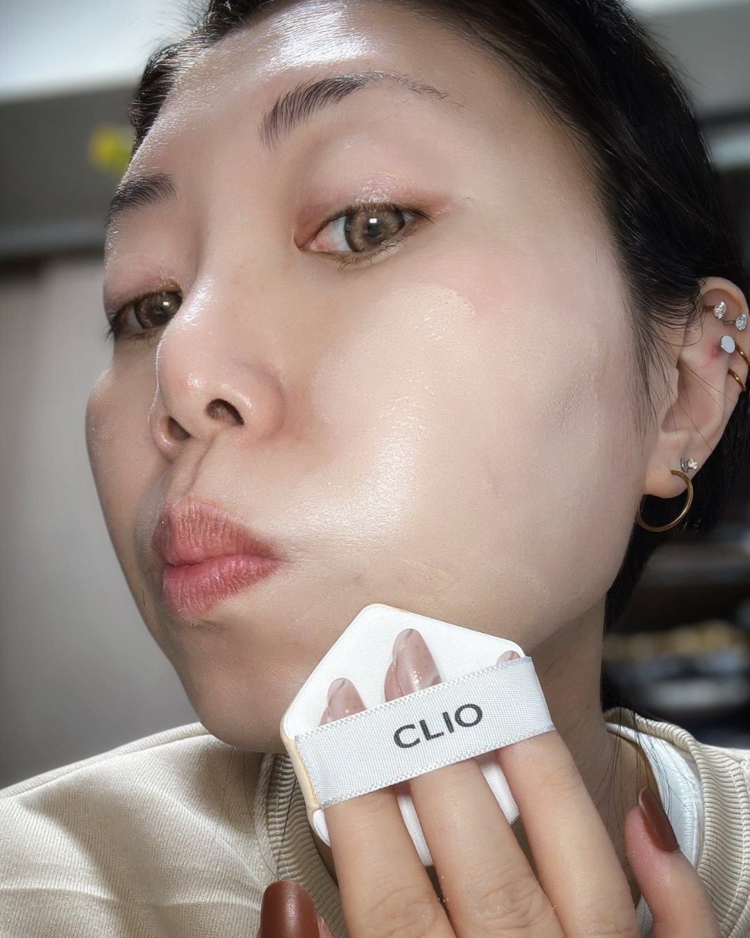 キル カバー ファンウェア クッション ザ オリジナル/CLIO/クッションファンデーションを使ったクチコミ（3枚目）