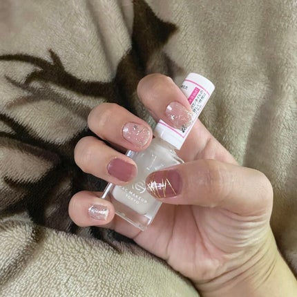 ネイルシール/Qoo10/ネイルシールを使ったクチコミ(4枚目)