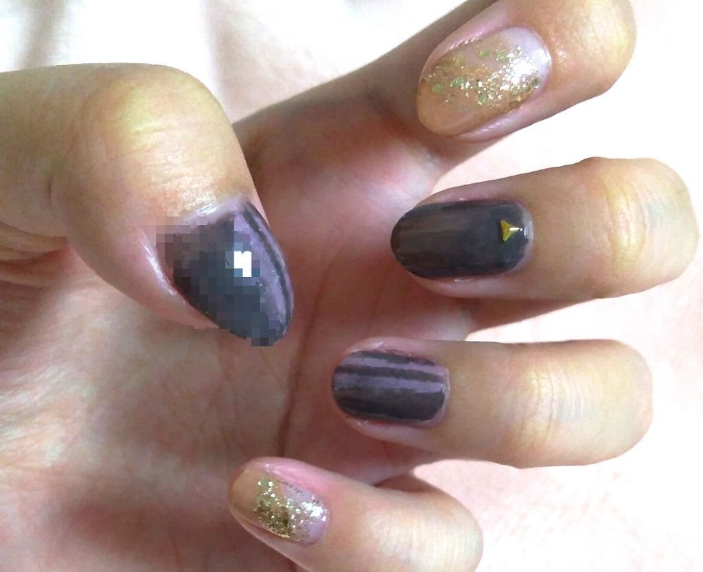 しずくネイルシール/キャンドゥ/ネイルシールを使ったクチコミ（2枚目）