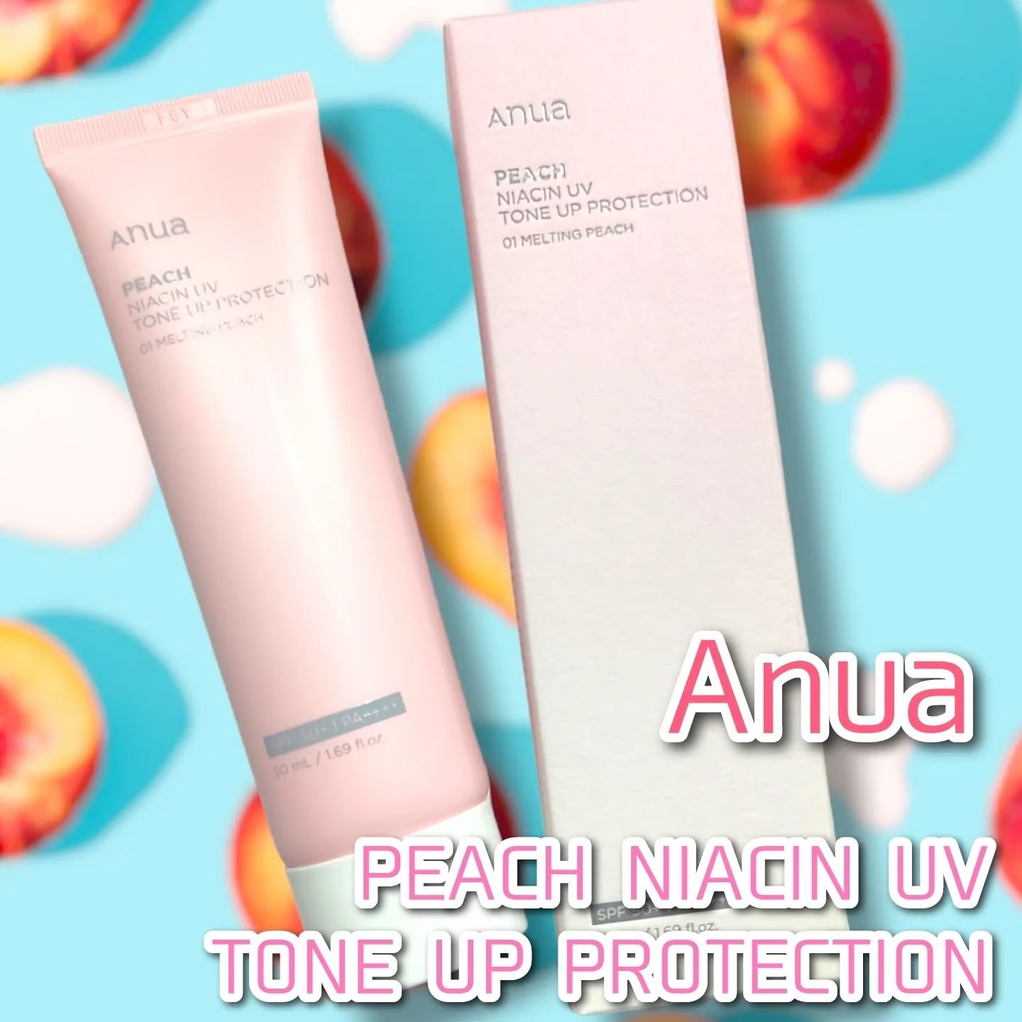 桃ナイアシン UVトーンアッププロテクション/Anua/化粧下地を使ったクチコミ（1枚目）