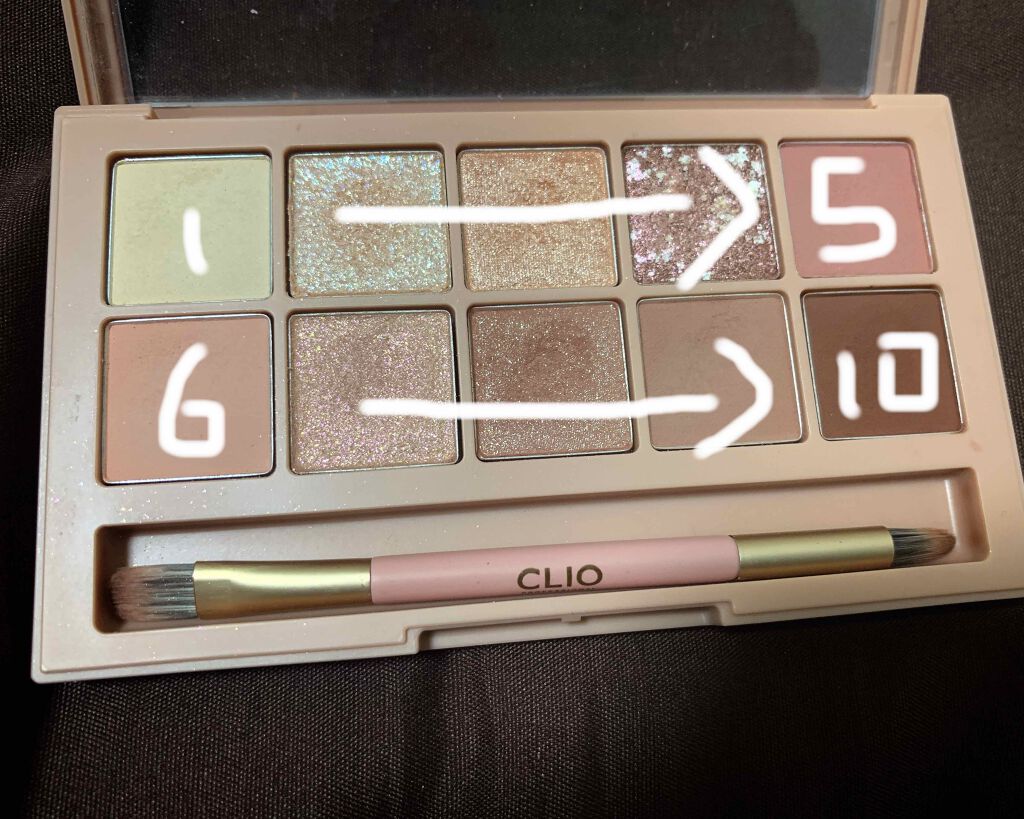 プロ アイ パレット/CLIO/アイシャドウパレットを使ったクチコミ(2枚目)