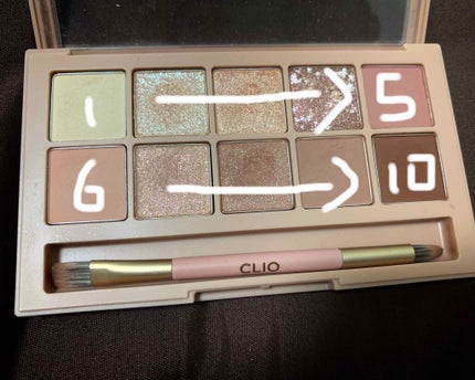 プロ アイ パレット/CLIO/アイシャドウパレットを使ったクチコミ(2枚目)