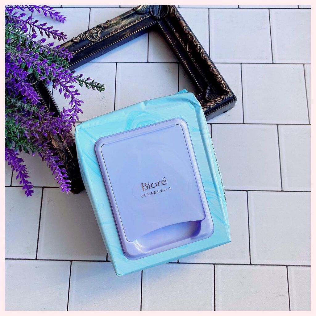 クリアふきとりシート/ビオレ/クレンジングシートを使ったクチコミ(2枚目)