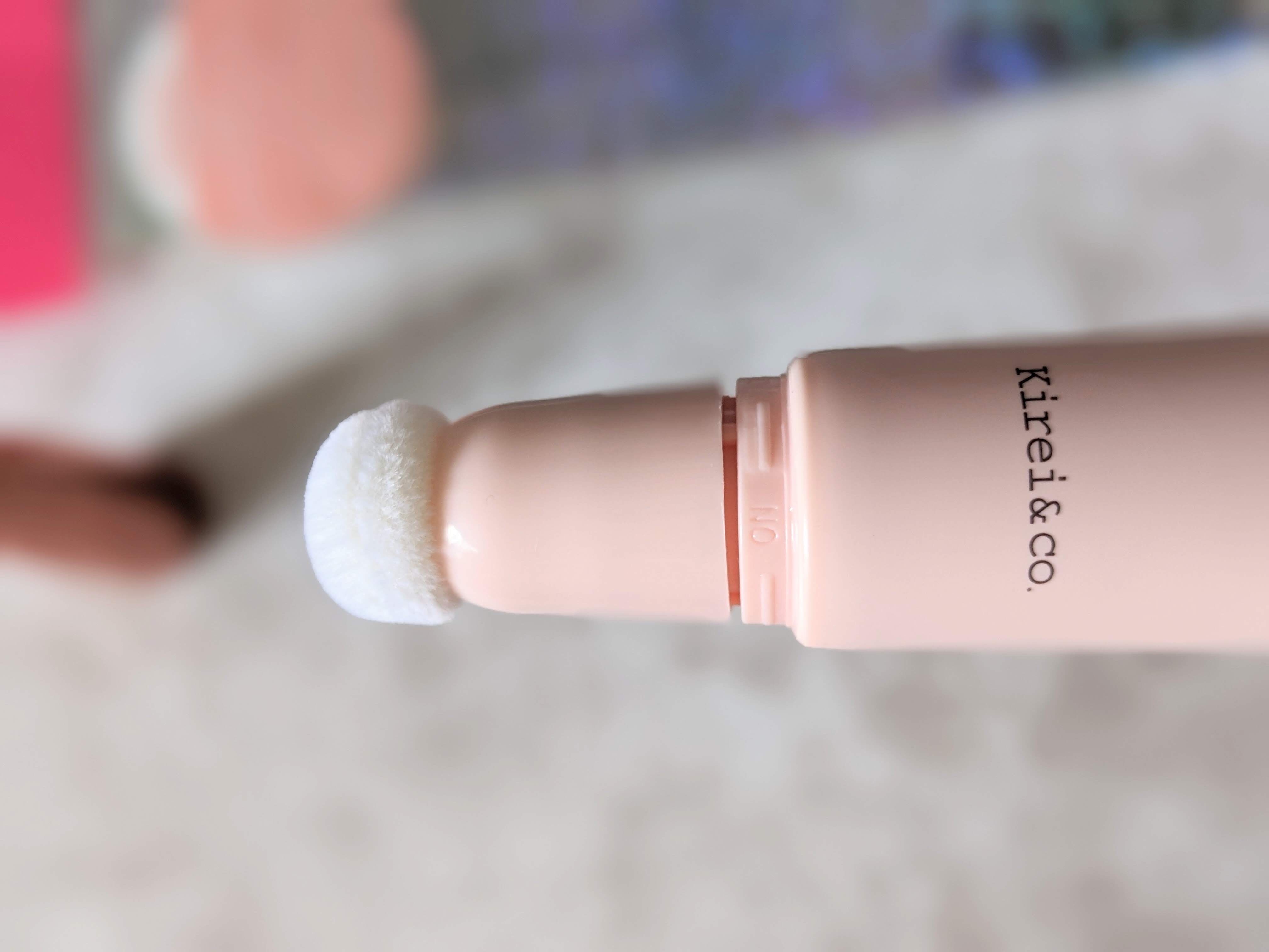 キラキラポムポムチーク L3 アプリコット/Kirei&co./リキッドチークを使ったクチコミ（3枚目）