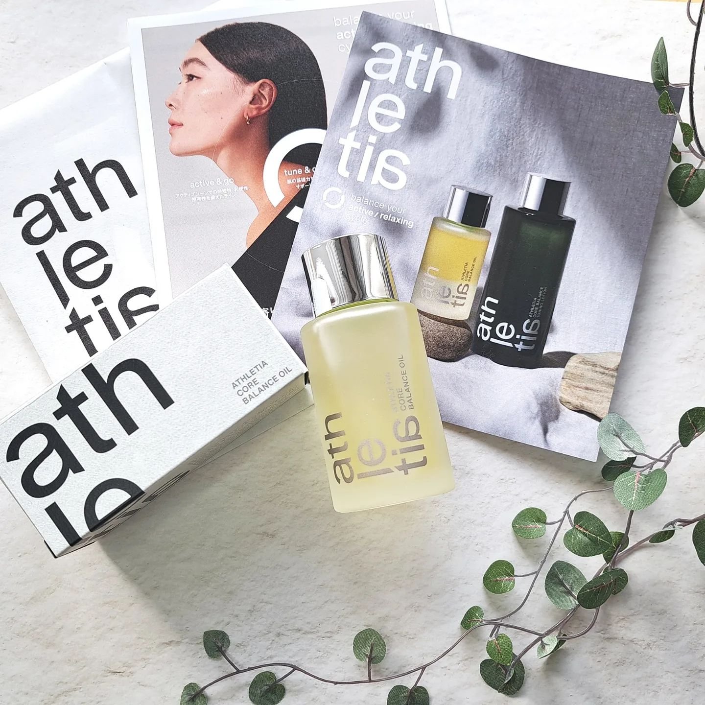 コアバランスオイル/athletia/フェイスオイルを使ったクチコミ（3枚目）