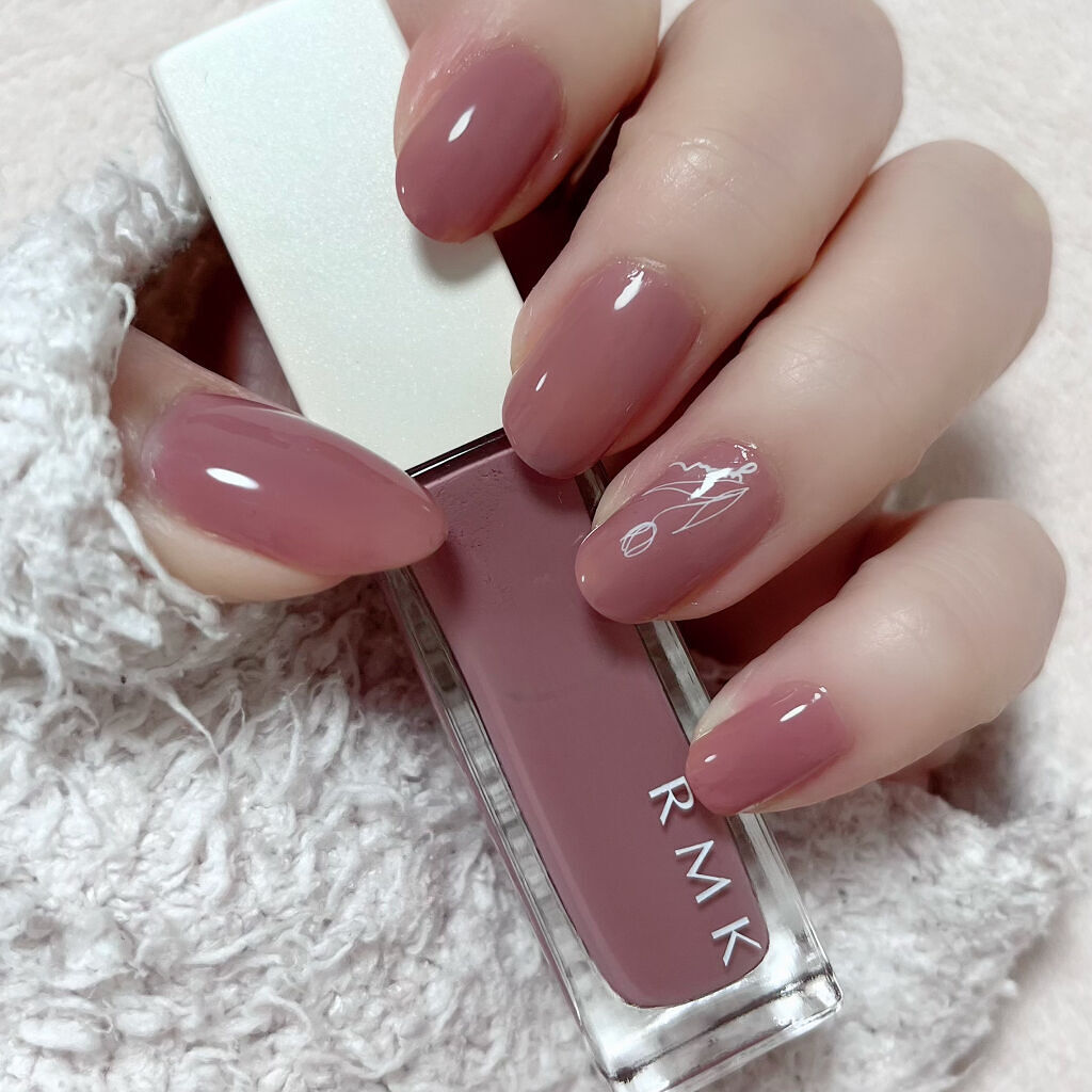 ネイルポリッシュ EX-44 ラウンジモーヴ/RMK/マニキュアを使ったクチコミ（1枚目）