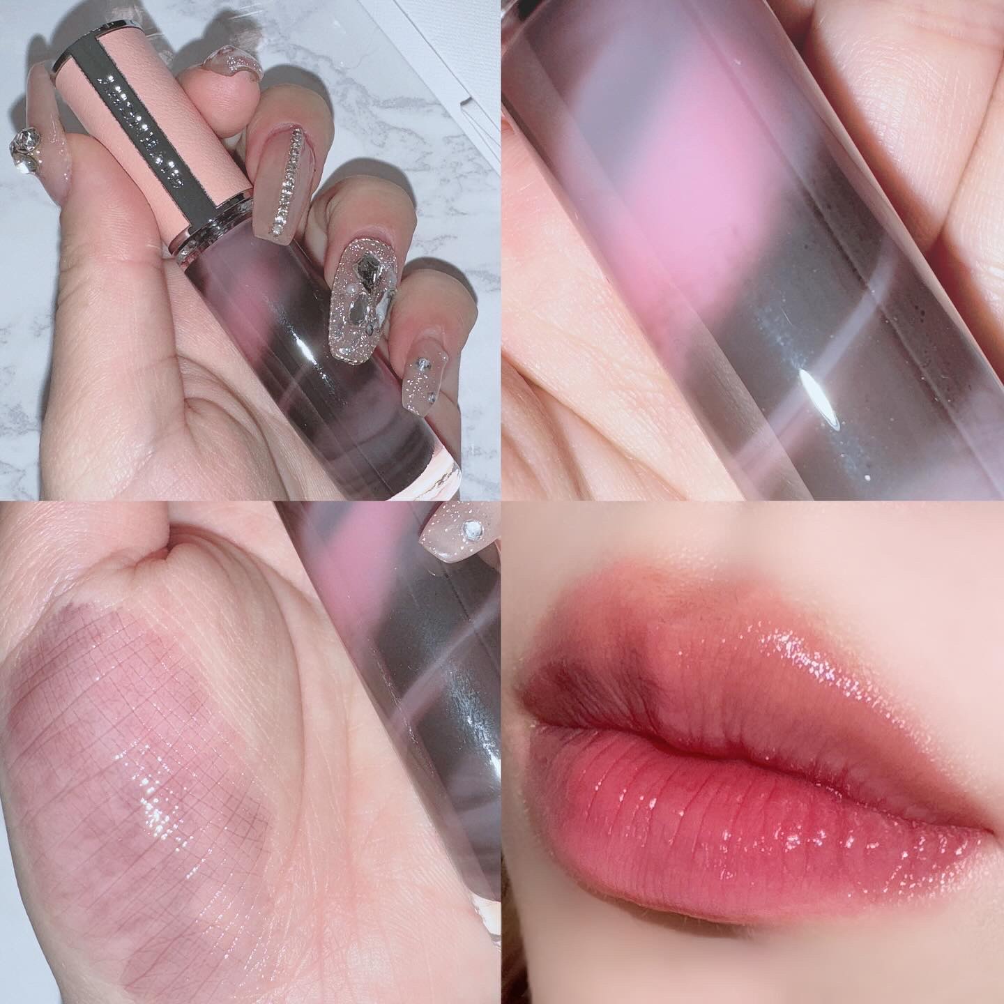 ローズ・パーフェクト・リキッド No.011 ブラック･ピンク（新）/GIVENCHY/口紅を使ったクチコミ（2枚目）