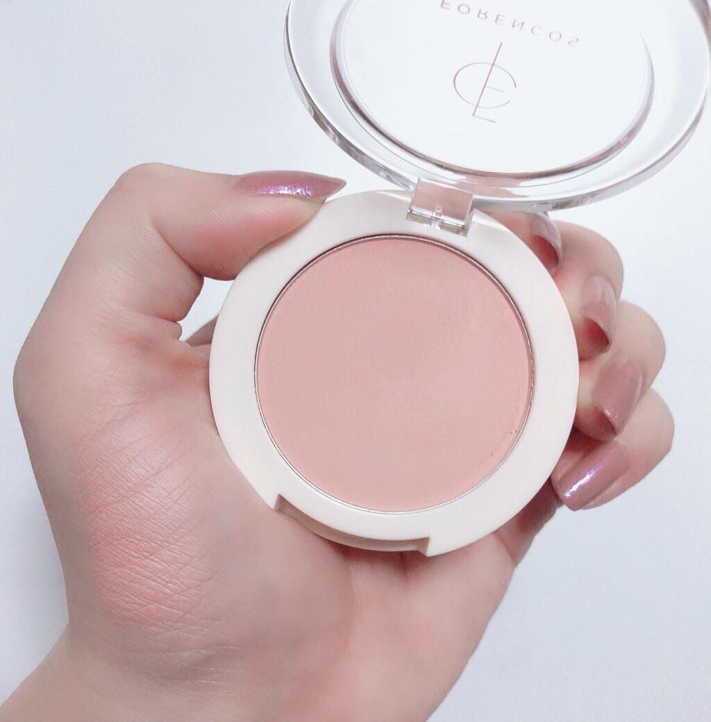 ベアブラッシャー パフ付き/フォレンコス/パウダーチークを使ったクチコミ(2枚目)