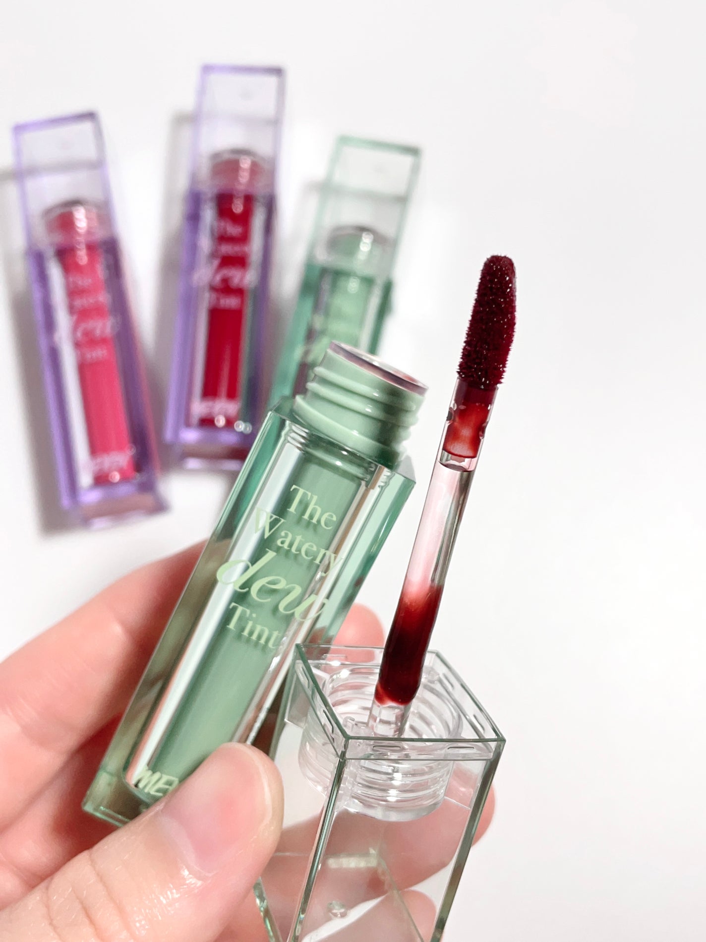 ザ ウォータリーデューティント/MERZY/リップティントを使ったクチコミ(4枚目)