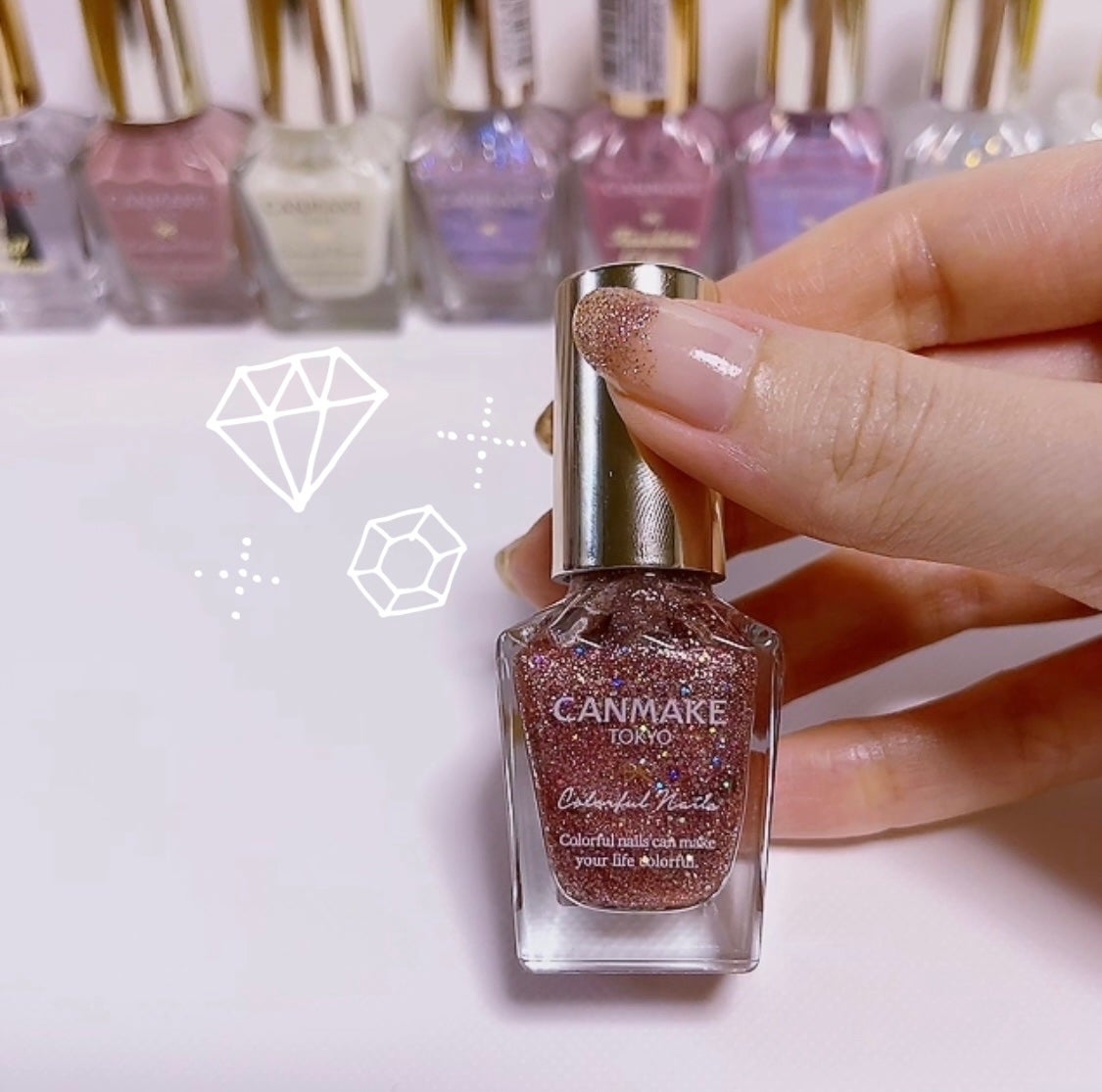 カラフルネイルズ/キャンメイク/マニキュアを使ったクチコミ(1枚目)