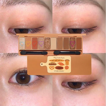 プレイカラー アイシャドウ/ETUDE/アイシャドウパレットを使ったクチコミ(3枚目)