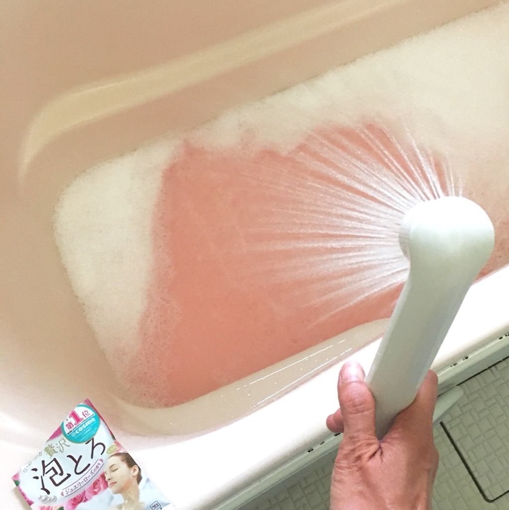 贅沢泡とろ 入浴料 ジュエリーローズの香り/お湯物語/保湿系入浴剤を使ったクチコミ（3枚目）