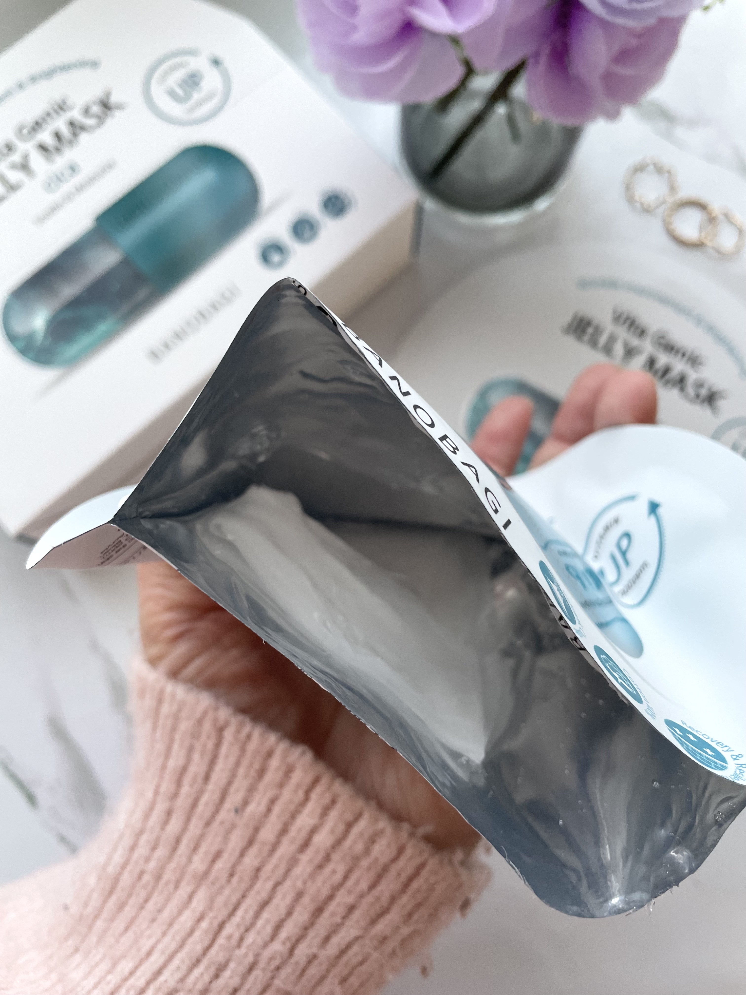 ビタ ジェニックゼリーマスク/BANOBAGI/シートマスク・パックを使ったクチコミ（2枚目）