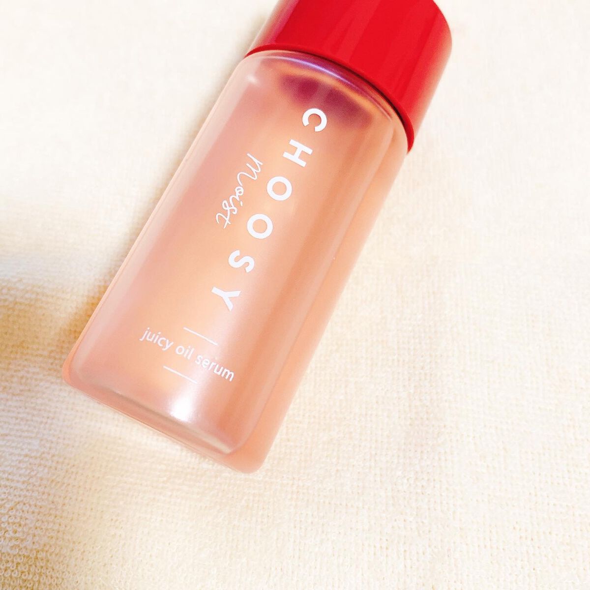 ユウ on LIPS 「CHOOSY moist ジューシーオイルセラムよく振ってから..」(1枚目)