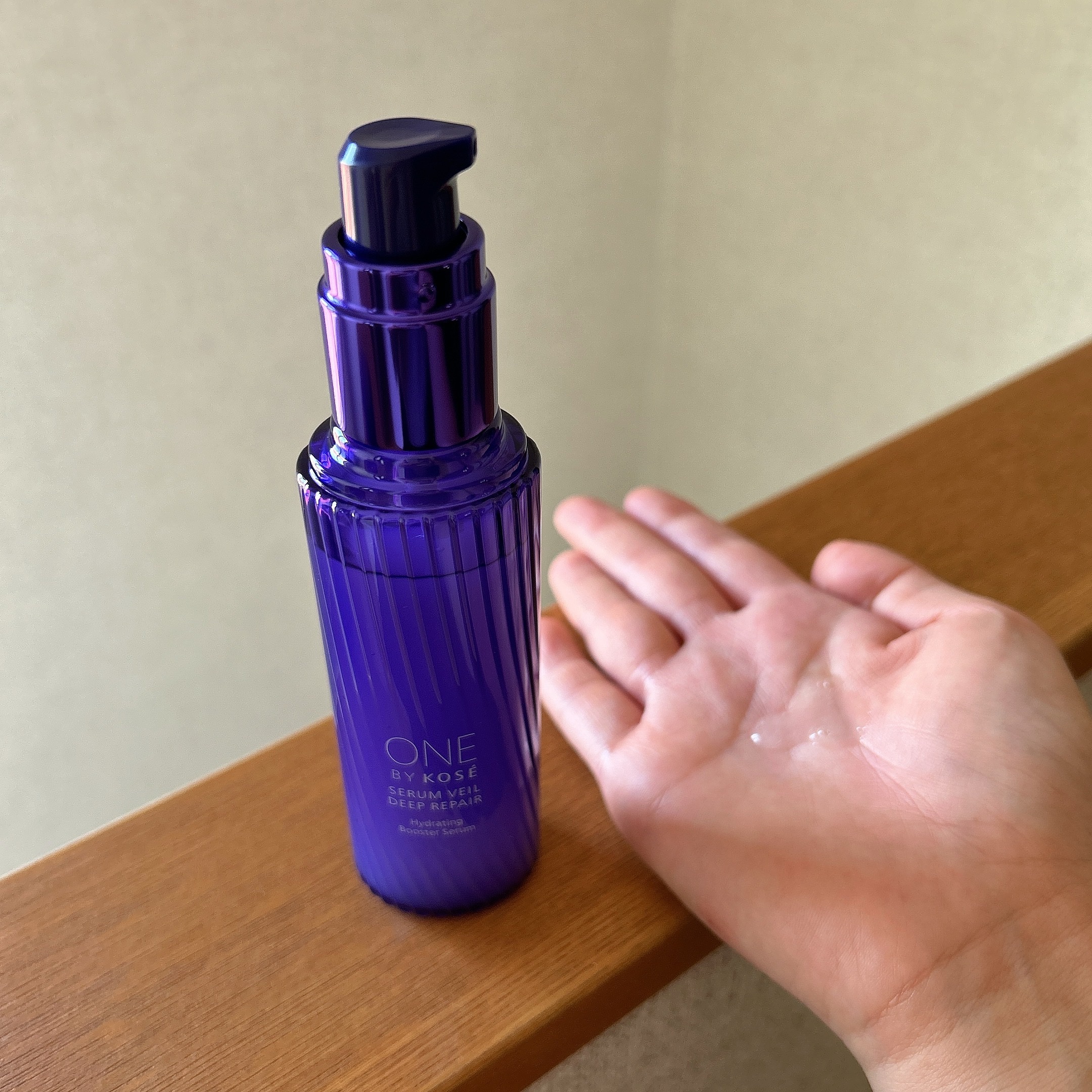 セラム ヴェール ラージサイズ 本体 120ml/ONE BY KOSE/美容液を使ったクチコミ（2枚目）