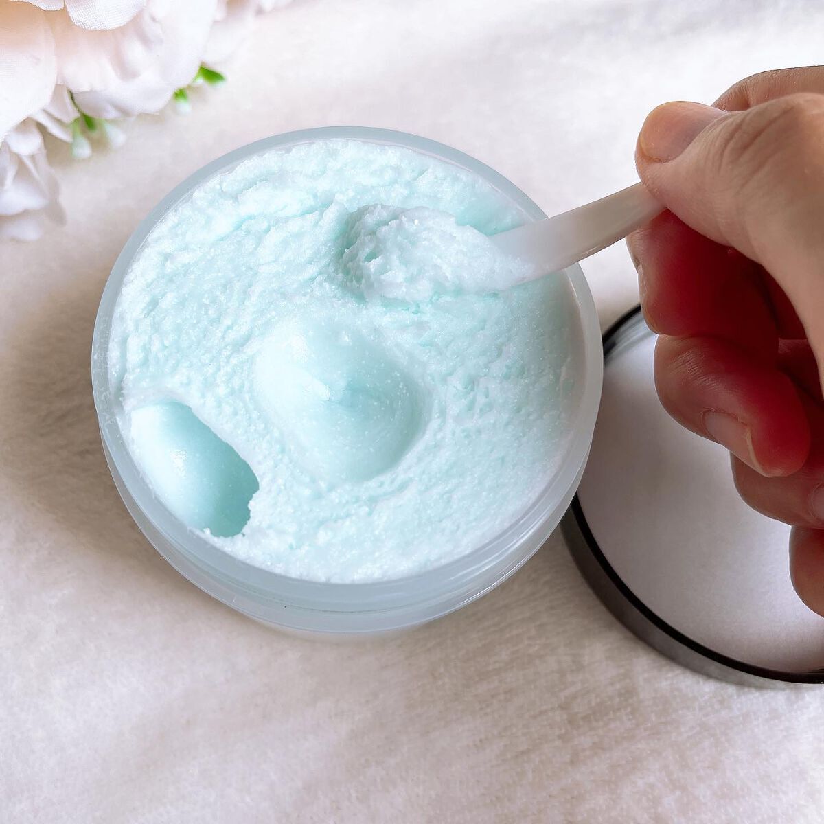 イエスパ アクアフェイスポリッシャーのクチコミ「『IESPA（イエスパ）』 
アクアフェイスポリッシャー使ってみました🚿🛁

肌あたり優しいス.....」（3枚目）