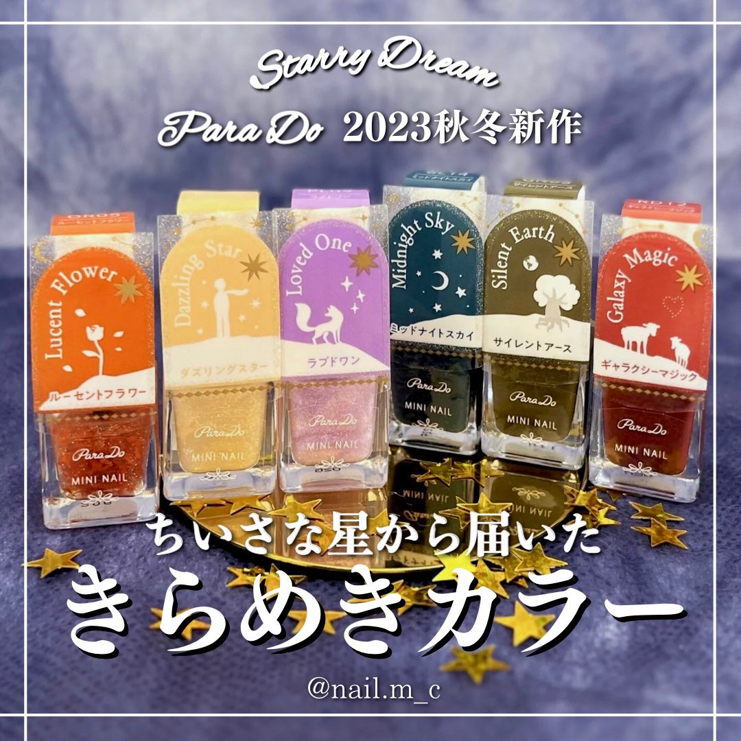 まっこ*セルフネイル on LIPS 「⧉ꫛꫀꪝ✨‧˚/パラドゥミニネイル2023AW『StarryD..」(1枚目)
