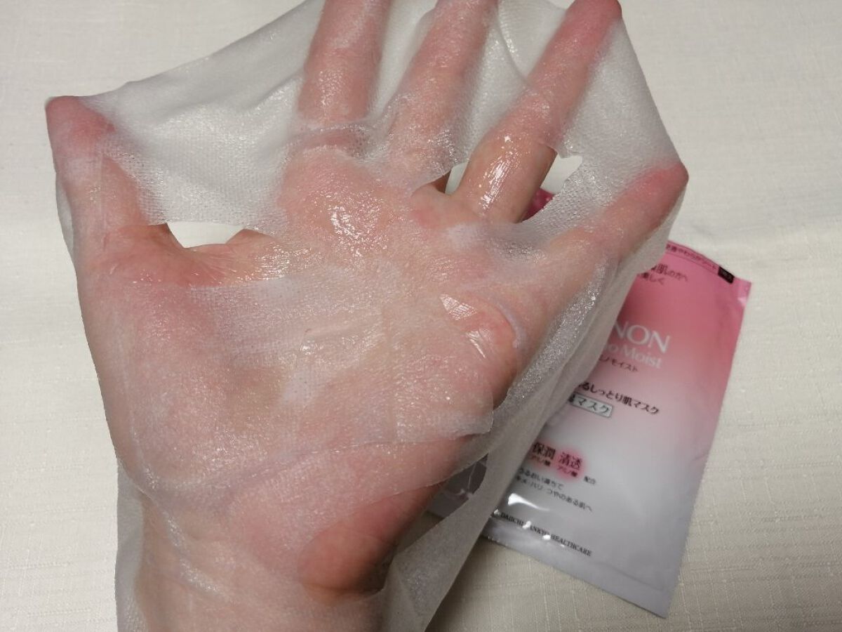 ミノン アミノモイスト ぷるぷるしっとり肌マスク/ミノン/シートマスク・パックを使ったクチコミ（3枚目）