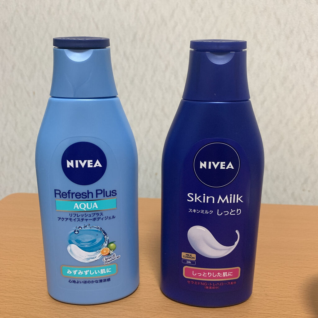 スキンミルク(しっとり)/ニベア/ボディミルクを使ったクチコミ（2枚目）