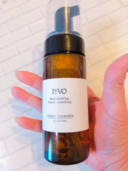 フェイシャルクレンザー クリアフォーム/IYVO/洗顔フォームを使ったクチコミ(2枚目)