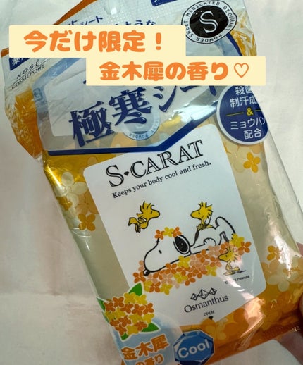 エスカラット 薬用デオドラント 大判クールシート/コーセーコスメポート/ボディシートを使ったクチコミ(1枚目)