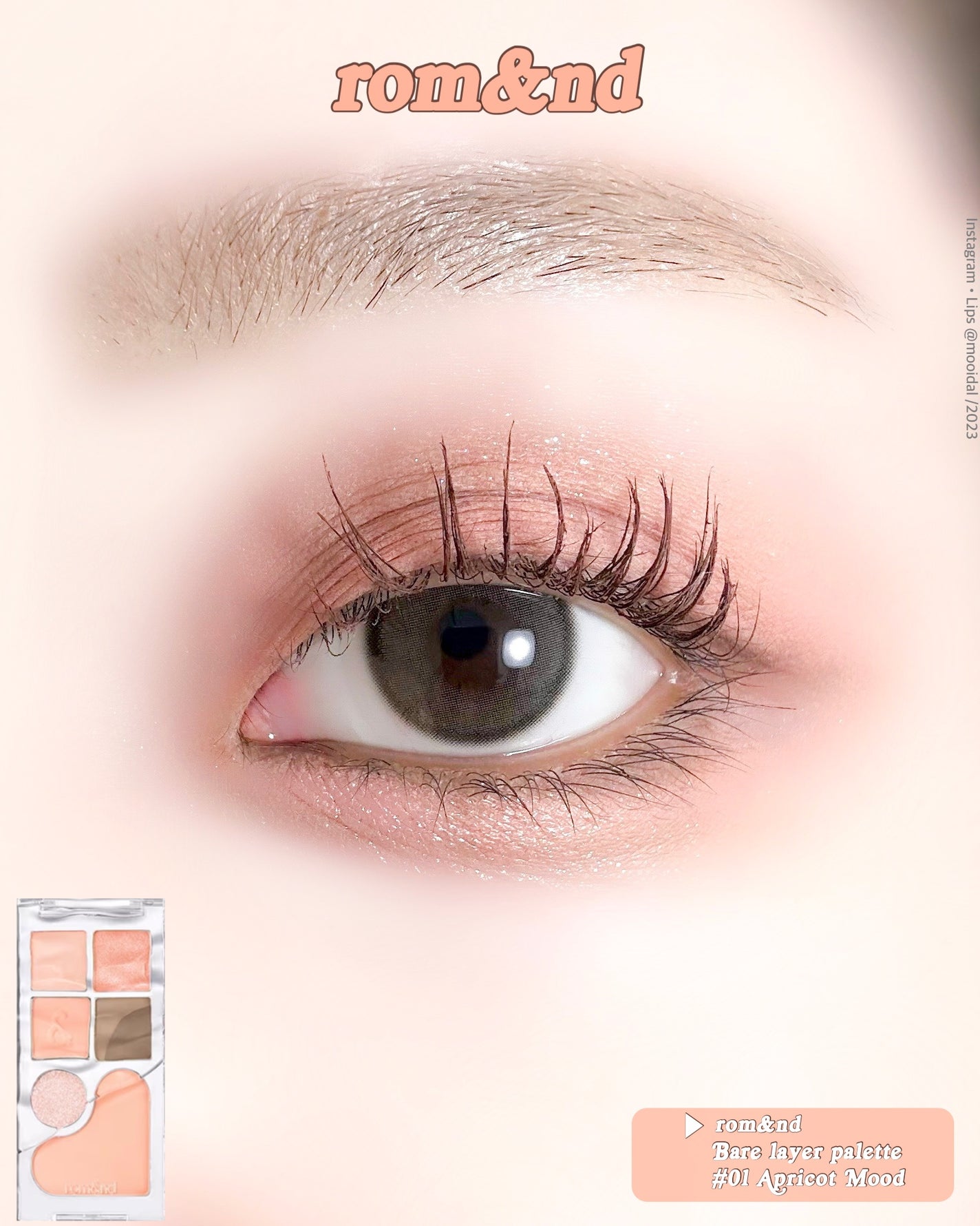 ベアレイヤーパレット/rom&nd/アイシャドウパレットを使ったクチコミ(1枚目)