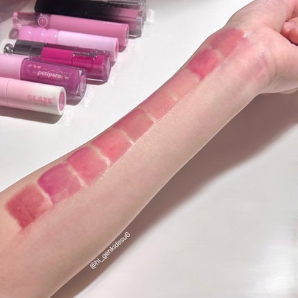 インク グラスティング リップ グロス/PERIPERA/リップグロスを使ったクチコミ(7枚目)