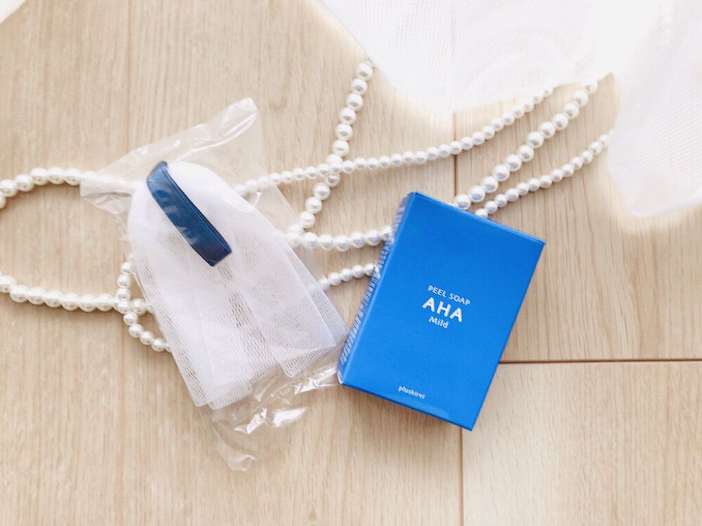 プラスキレイ ピールソープ AHA マイルドのクチコミ「プラスキレイ ピールソープ AHA マイルド✨

美容ドクターの厳選コスメ・サプリ通販のエクセ.....」（3枚目）