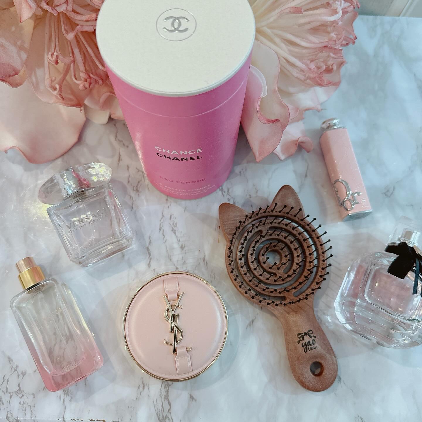 ウッドスクエアヘアブラシ/yao/ヘアブラシを使ったクチコミ（1枚目）