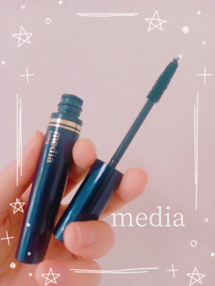 メディア ロングマスカラS BK(ブラック)/media/マスカラを使ったクチコミ(1枚目)