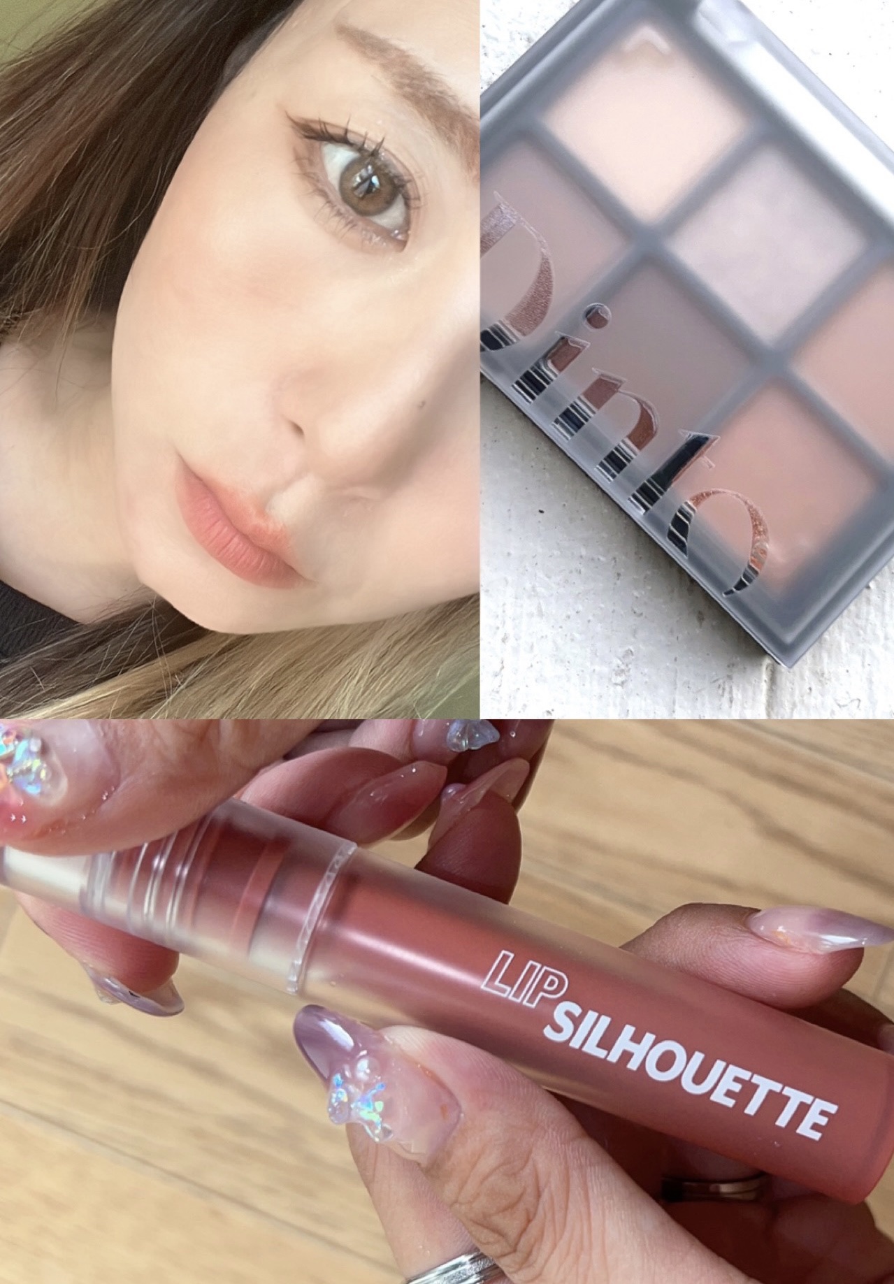 リップシルエットマットベルベットティント 04 アンティークベージュ/i’m meme/リップティントを使ったクチコミ（1枚目）