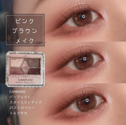 【旧品】パーフェクトスタイリストアイズ/キャンメイク/アイシャドウパレットを使ったクチコミ(1枚目)