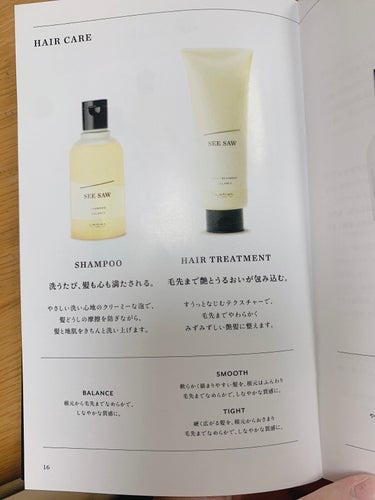 SEE SAW ヘア＆スキャルプシャンプー/ヘアトリートメント BALANCE（シャンプー250ml）/LebeL/シャンプー・コンディショナーの画像