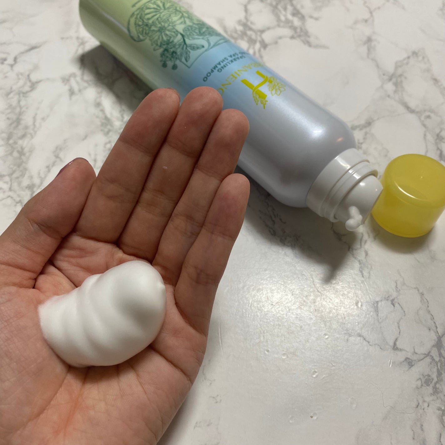 ハーバニエンス 炭酸ヘッドスパシャンプー_バニスパ/HERBANIENCE/市販シャンプーを使ったクチコミ(2枚目)