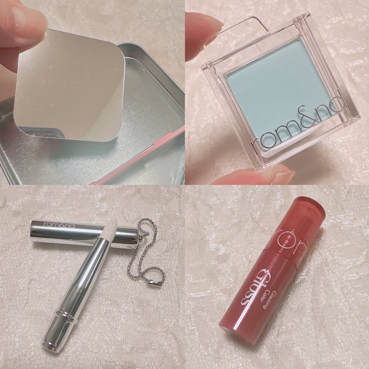 グラスティングカラーグロス/rom&nd/リップグロスを使ったクチコミ(7枚目)