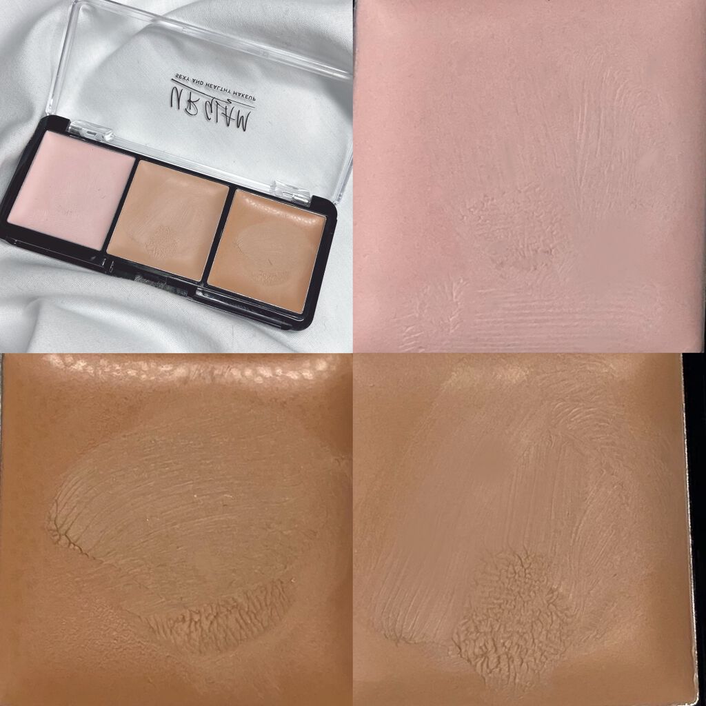UR GLAM　CONCEALER PALETTE/U R GLAM/パレットコンシーラーを使ったクチコミ（3枚目）