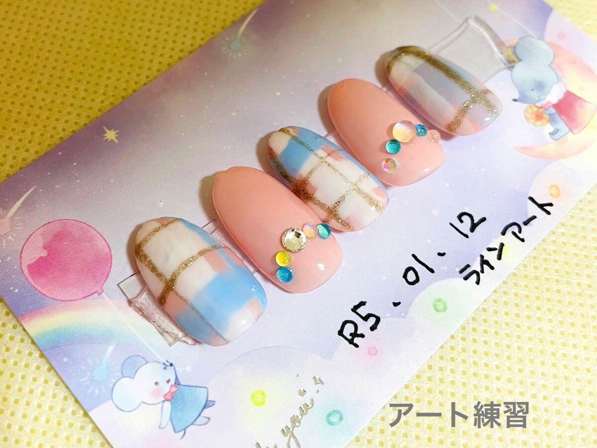 ジェルネイル(ライト対応)/セリア/ジェルネイルを使ったクチコミ(1枚目)