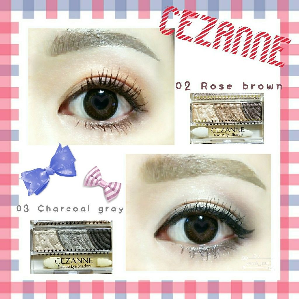 トーンアップアイシャドウ/CEZANNE/アイシャドウパレットを使ったクチコミ(1枚目)