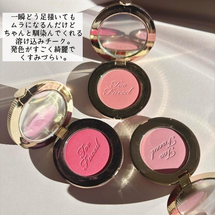 クラウド クラッシュ ブラッシュ/Too Faced/パウダーチークを使ったクチコミ(2枚目)