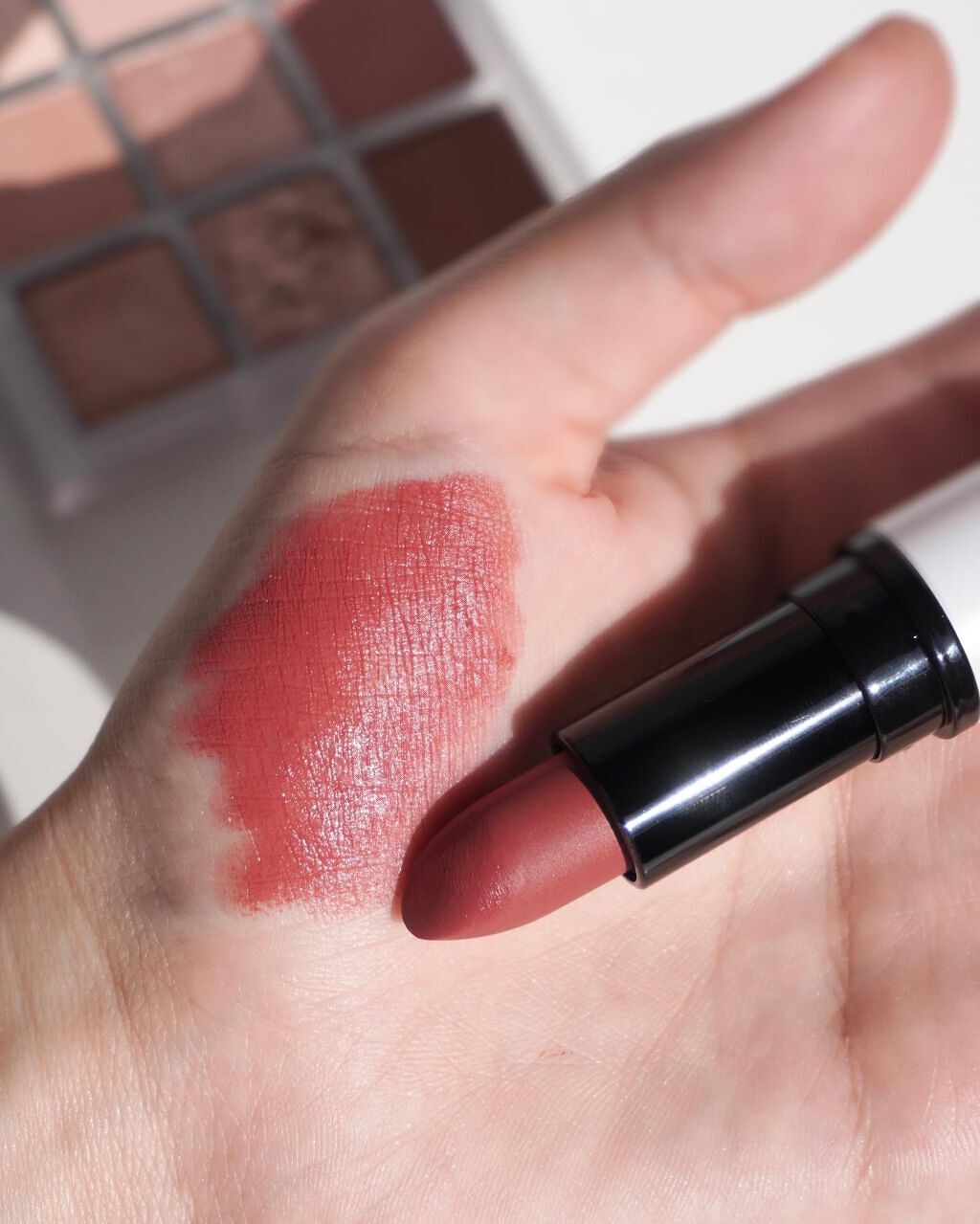 マットムースリップスティック 03_Dusty Brick/SISTER ANN/口紅を使ったクチコミ（3枚目）