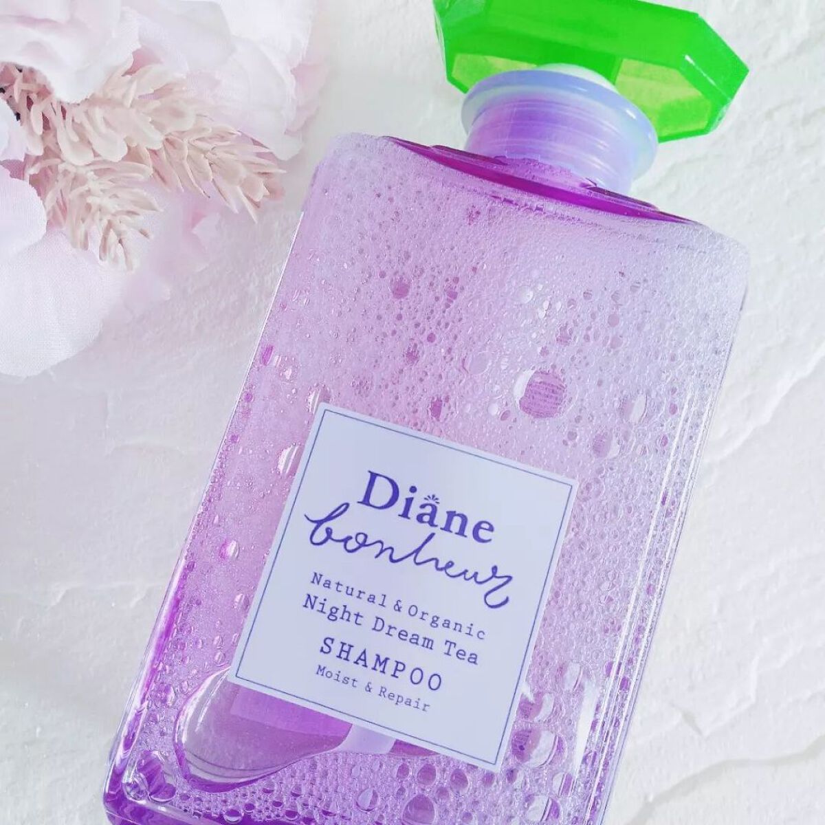 ダイアンボヌール モイスト&リペア シャンプー/トリートメント ナイトドリームティーの香り/ダイアン/市販シャンプーを使ったクチコミ(4枚目)