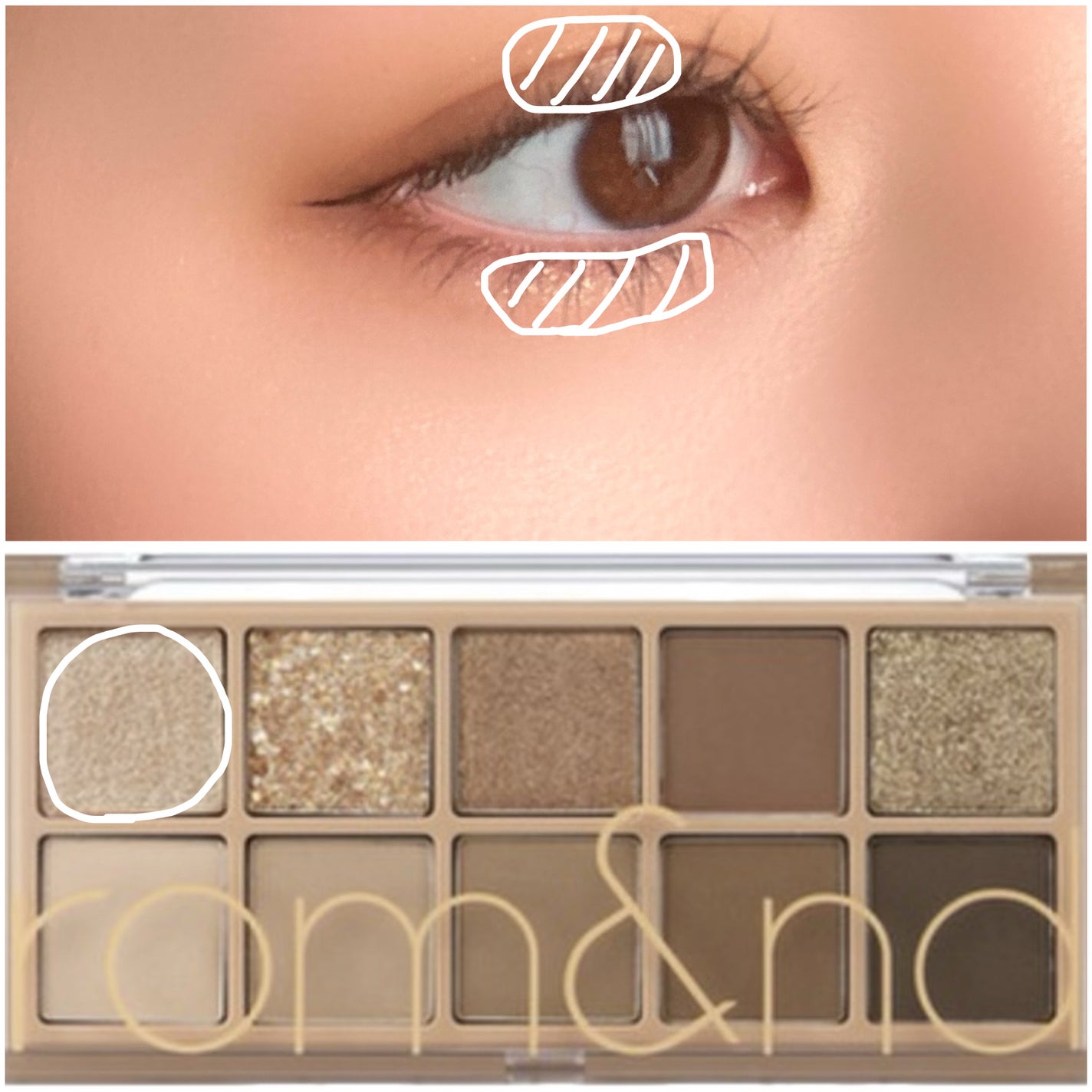 ベターザンパレット/rom&nd/アイシャドウパレットを使ったクチコミ(6枚目)