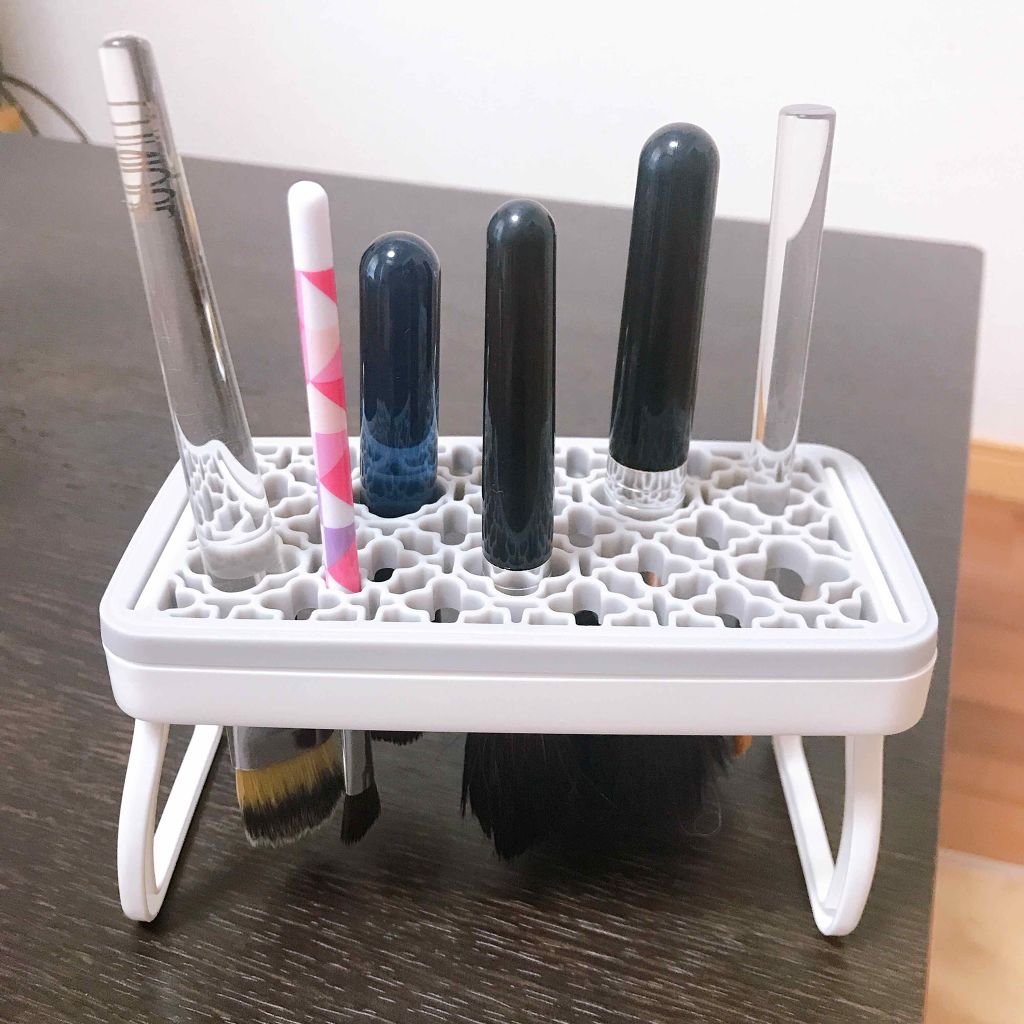 メイクブラシスタンド/セリア/その他化粧小物を使ったクチコミ(1枚目)