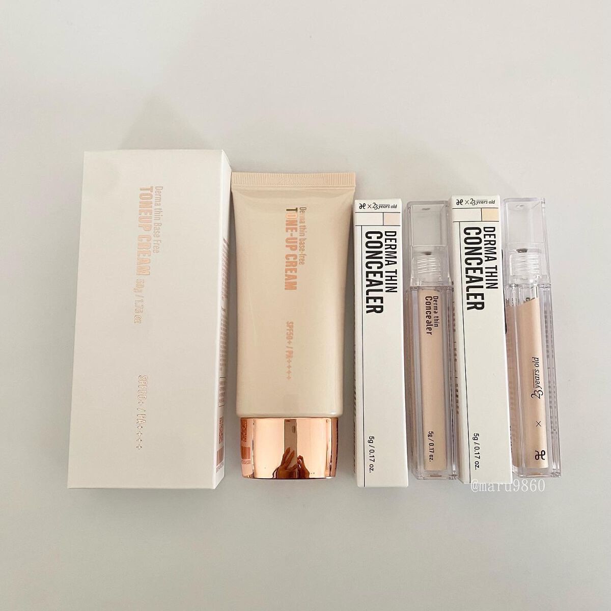 ダーマシンベースフリートーンアップクリーム/23years old/化粧下地を使ったクチコミ（2枚目）