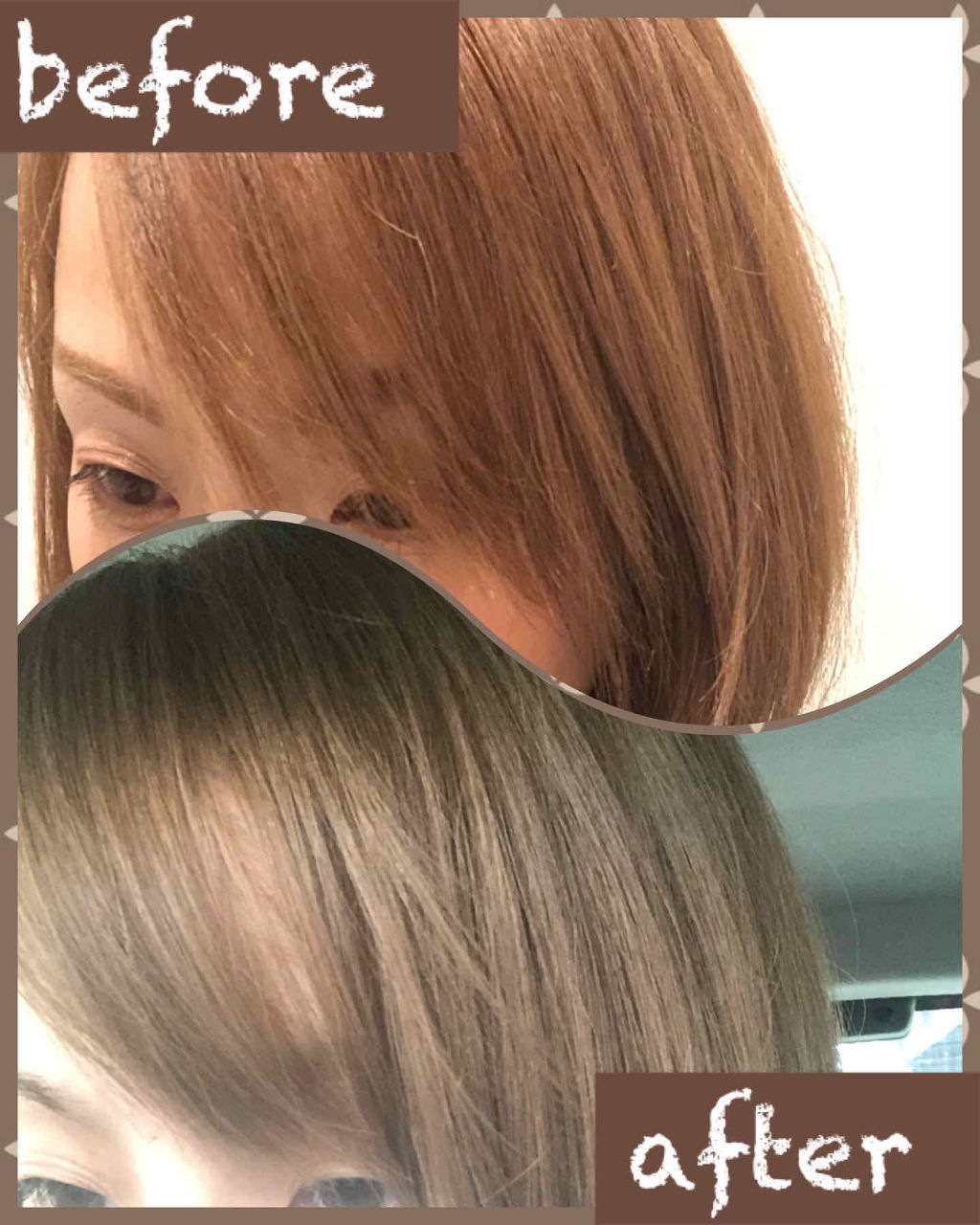 ホイップヘアカラー ベビーオリーブ/ビューティラボ/ヘアカラーを使ったクチコミ（3枚目）