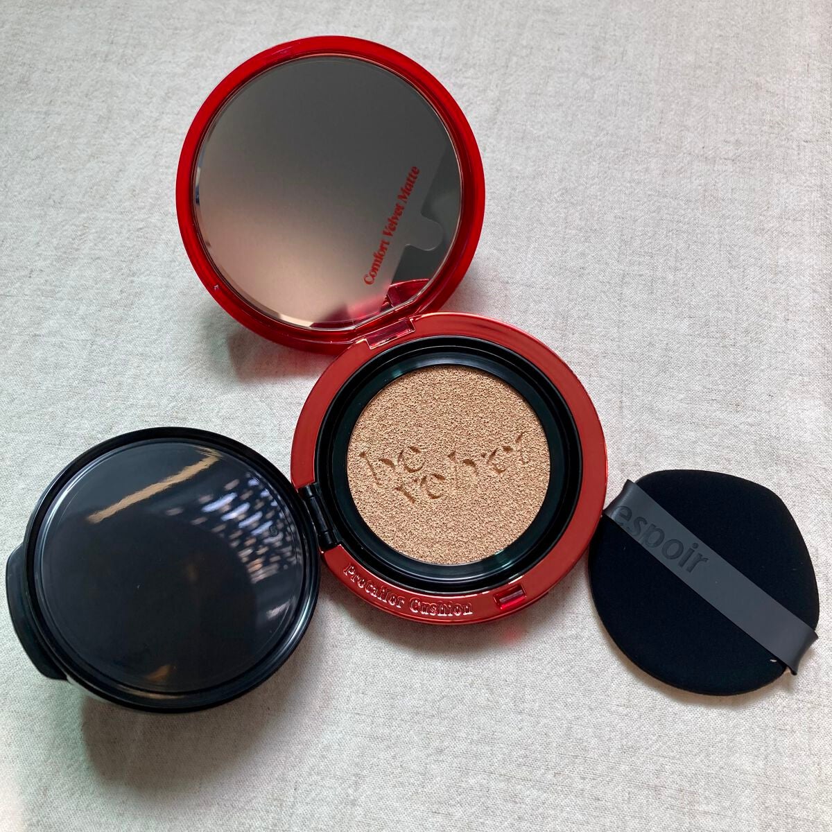 プロテーラービーベルベットカバークッション/espoir/クッションファンデーションを使ったクチコミ(5枚目)