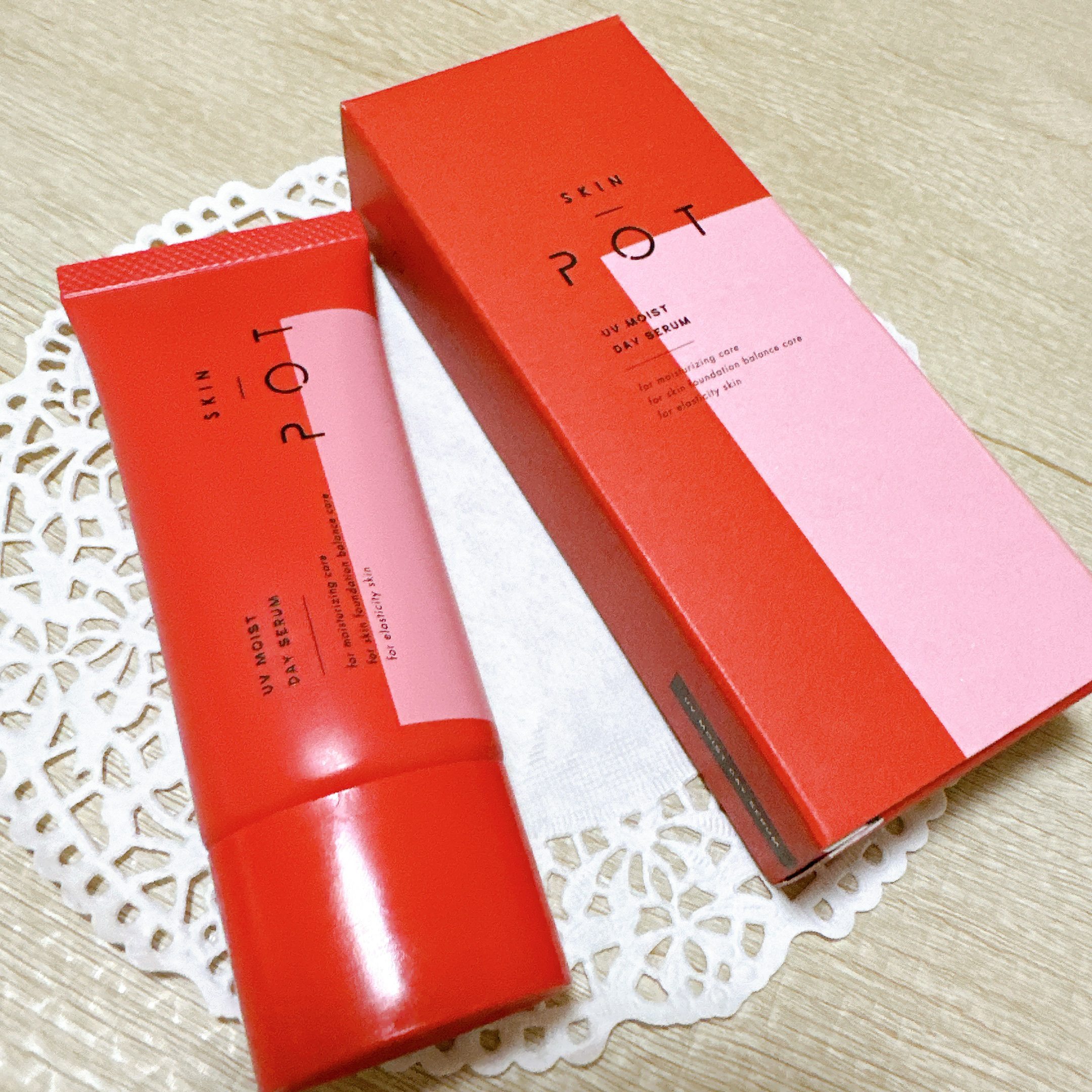 UVモイストデイセラム/SKIN POT/日焼け止めローションを使ったクチコミ（2枚目）